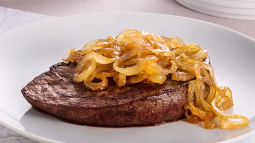 Receita de Bife Acebolado