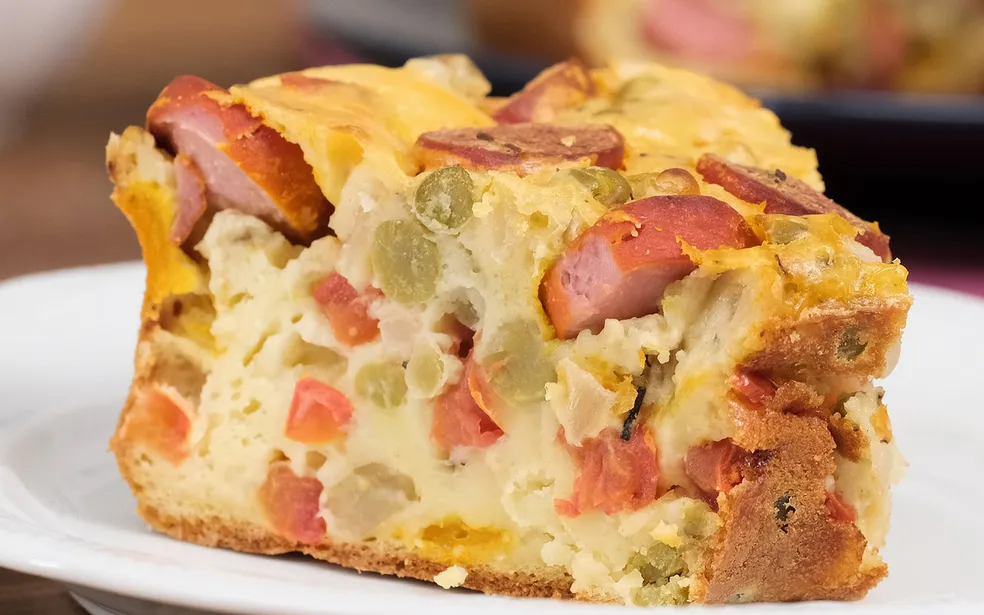 Bolo Salgado de Salsicha