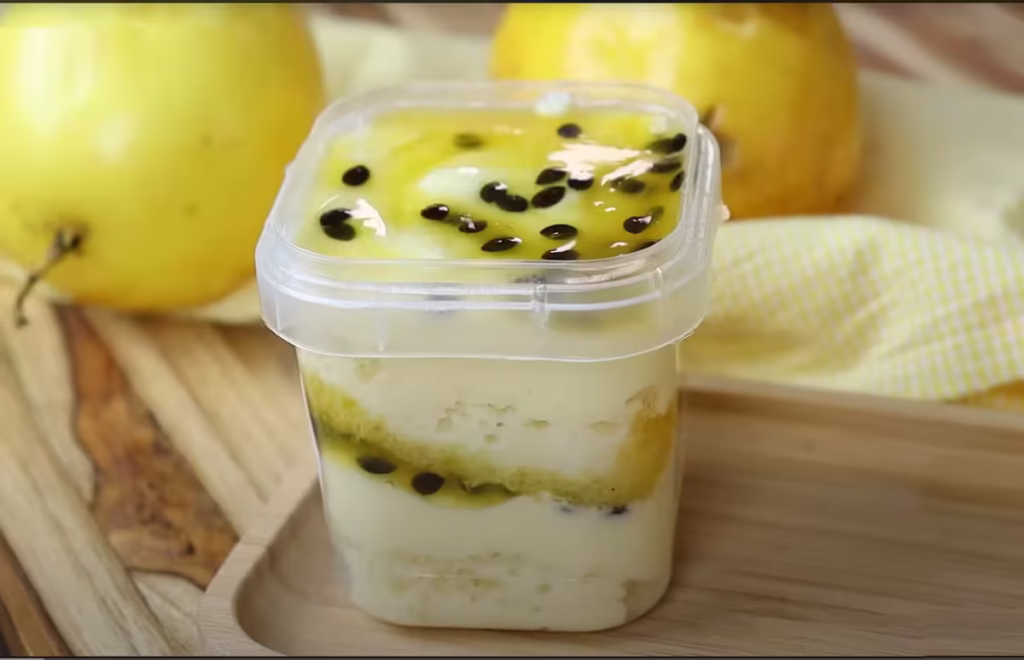 Bolo no Pote de Maracujá