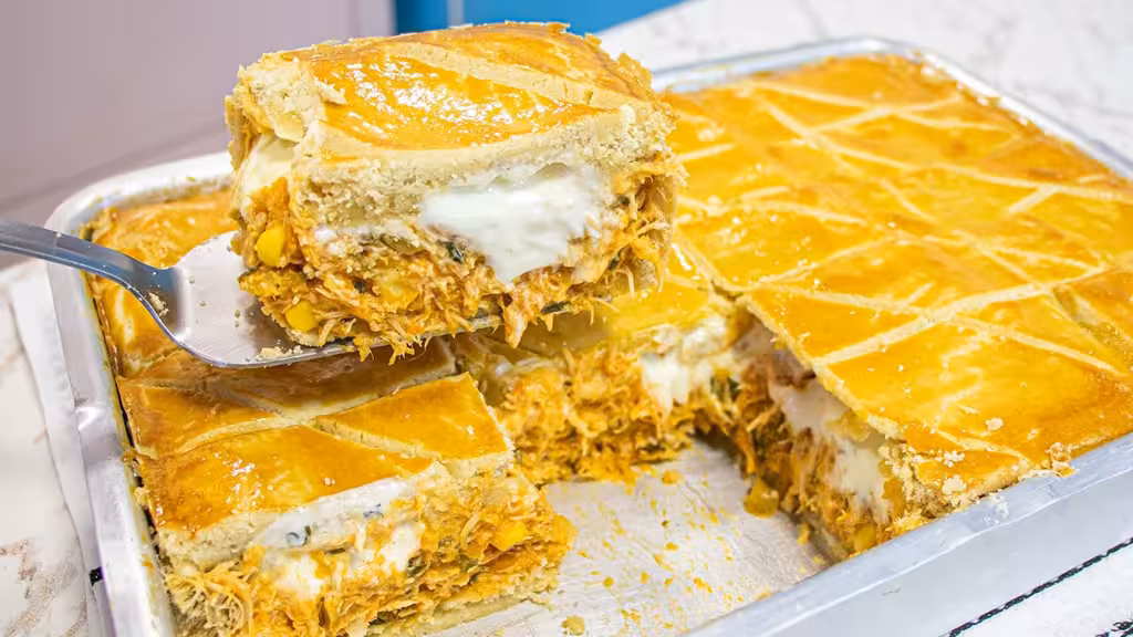 Empadão de Frango Fácil e Cremoso