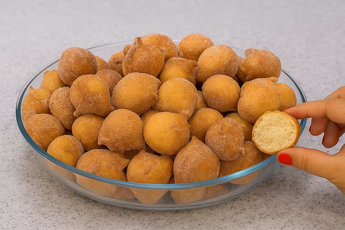 Bolinho de Chuva Macio e Sequinho