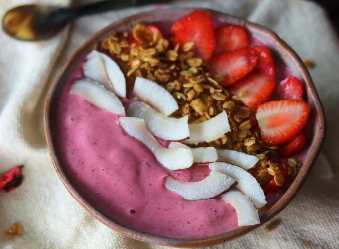 Bowl de frutas vermelhas