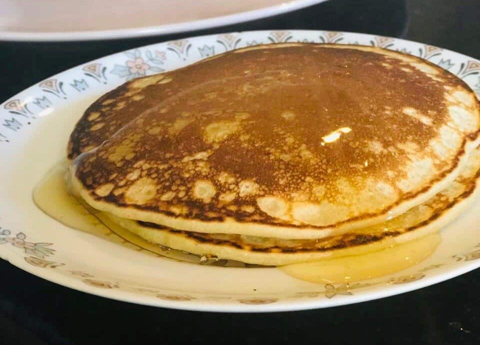 Panqueca Proteica de banana e whey