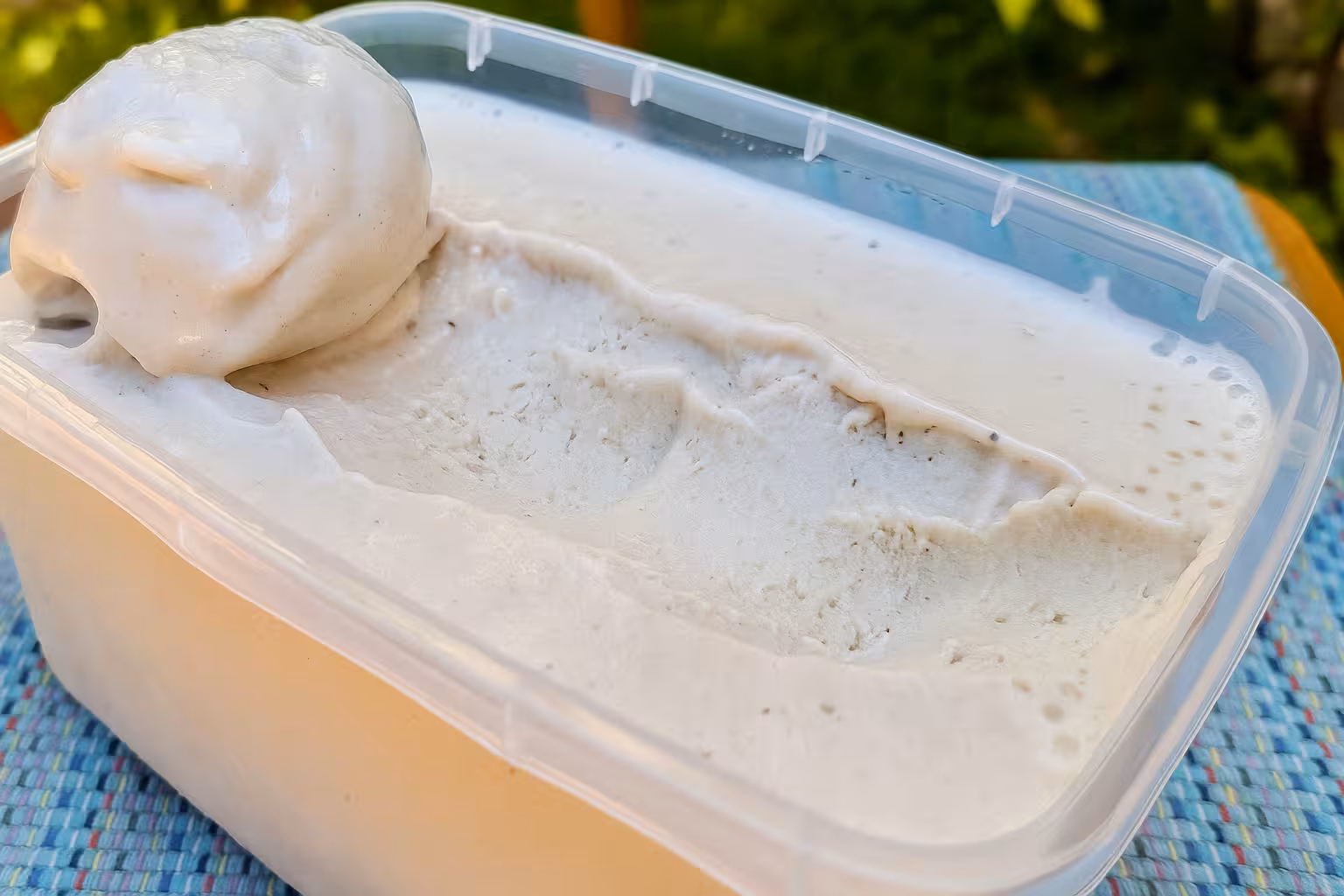 Sorvete de Banana com Leite Ninho