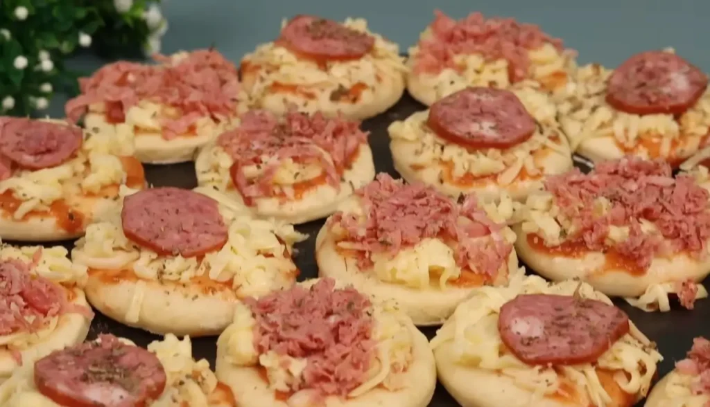 Mini Pizzas Caseiras para festas