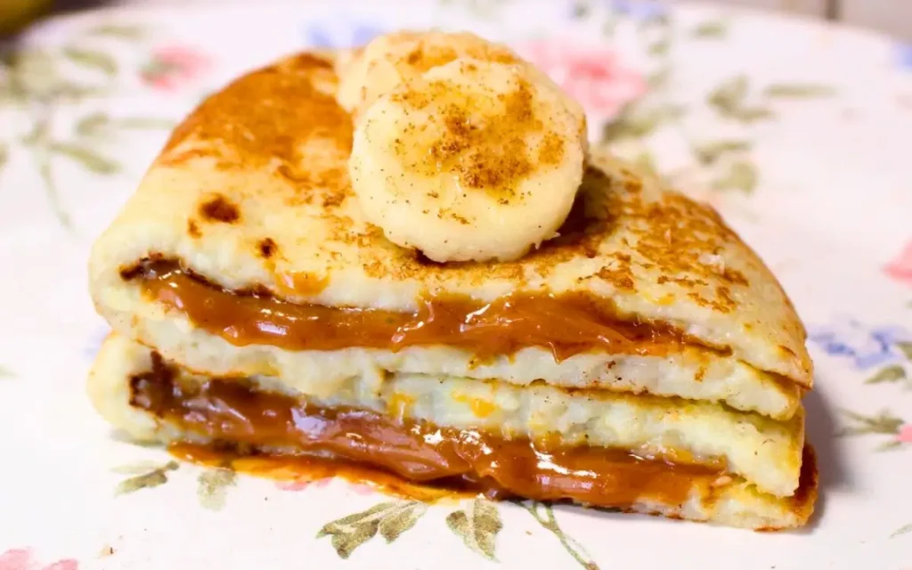 Crepioca de Banana e Doce de Leite