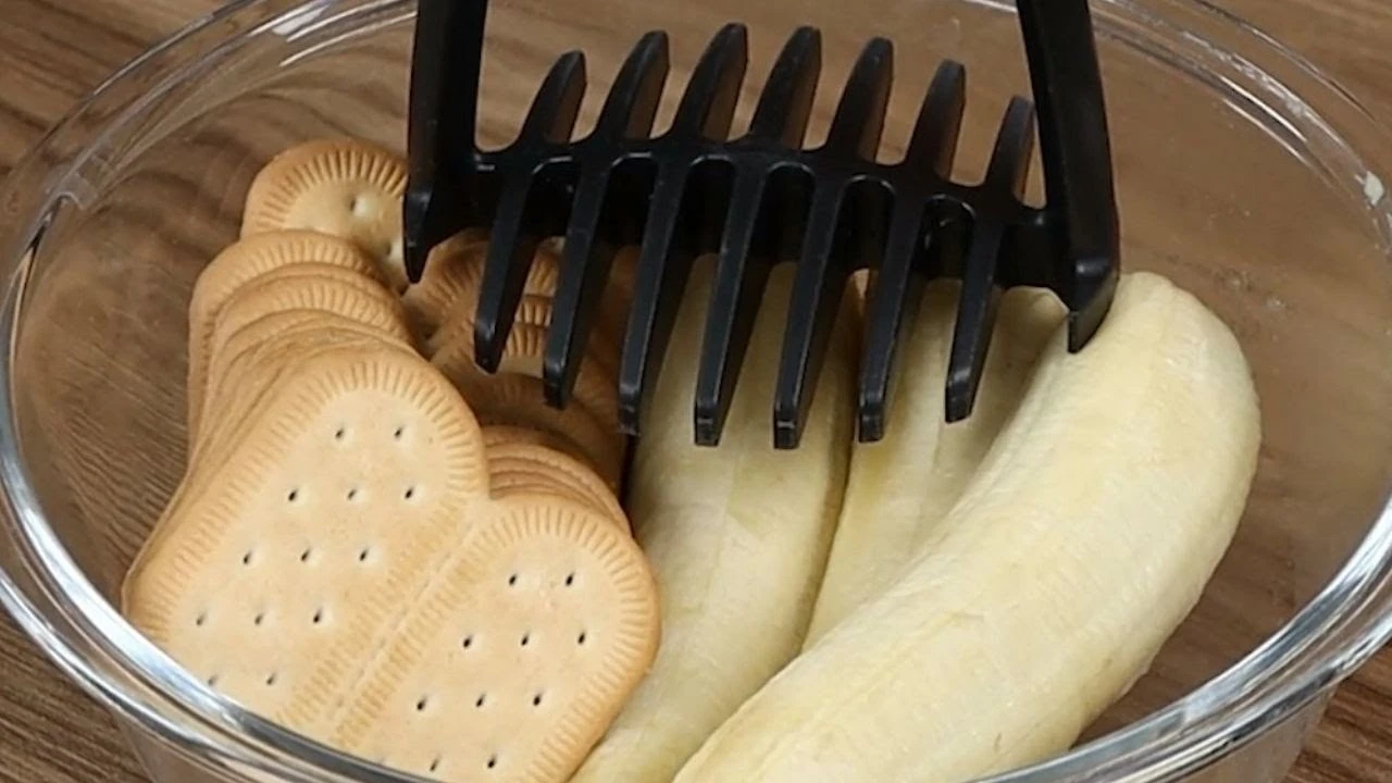 Docinhos de Banana com Bolacha