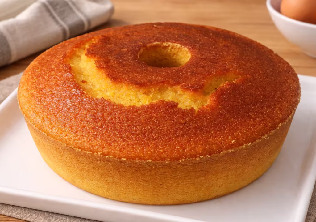 Bolo Flocão de Milho Sem Farinha