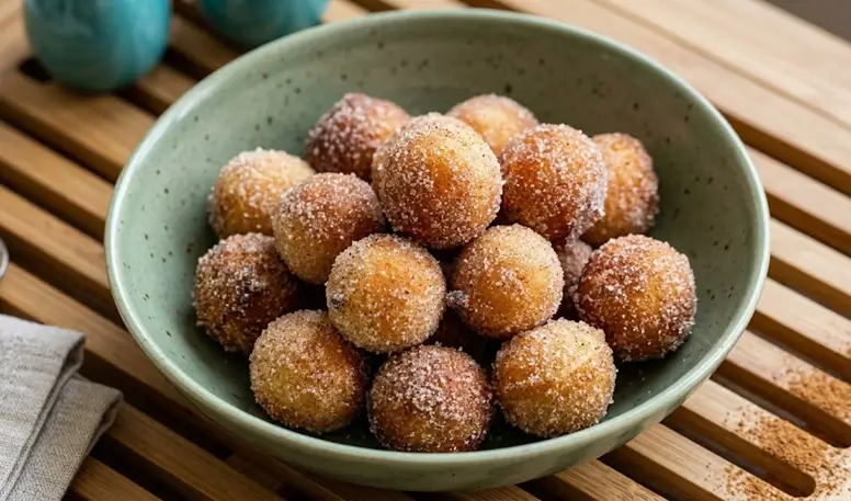 Bolinho Frito de Leite Ninho