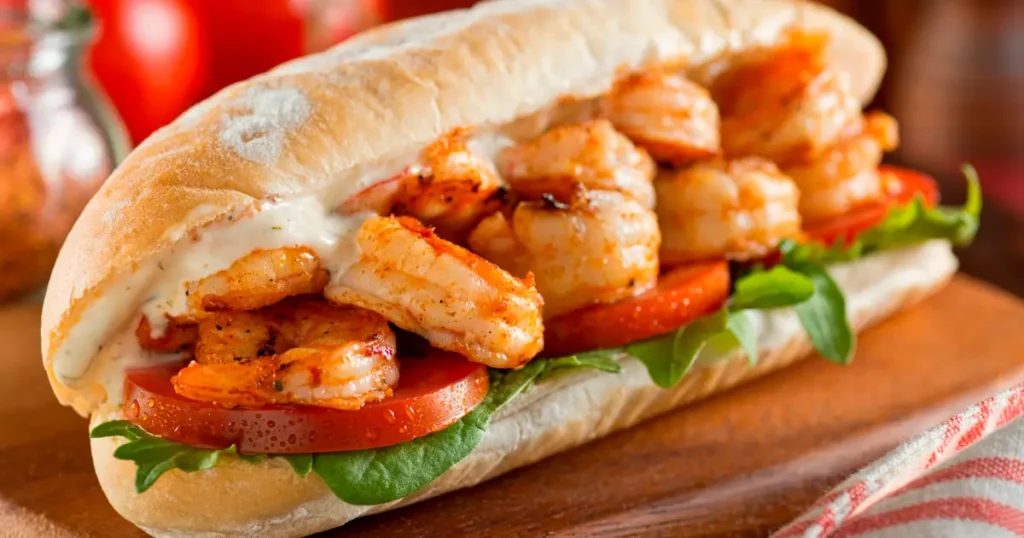 Sanduíche de Camarão