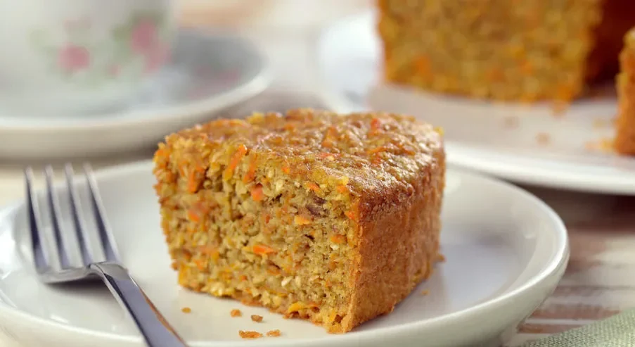 Bolo de Cenoura Integral Sem Liquidificador