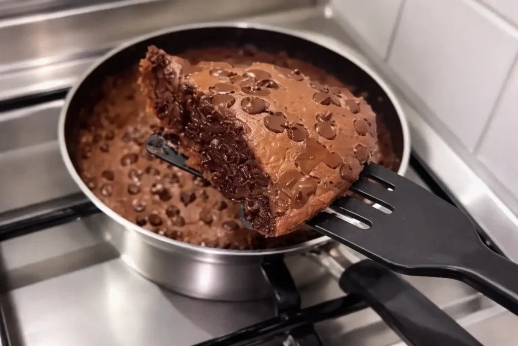 Misture Danette com ovo e faça um bolo de frigideira rápido e surpreendente