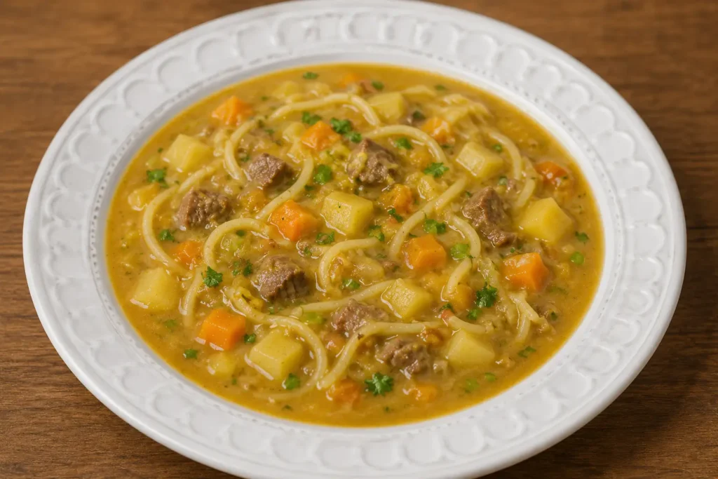 Sopa Prática de Feijão com Macarrão