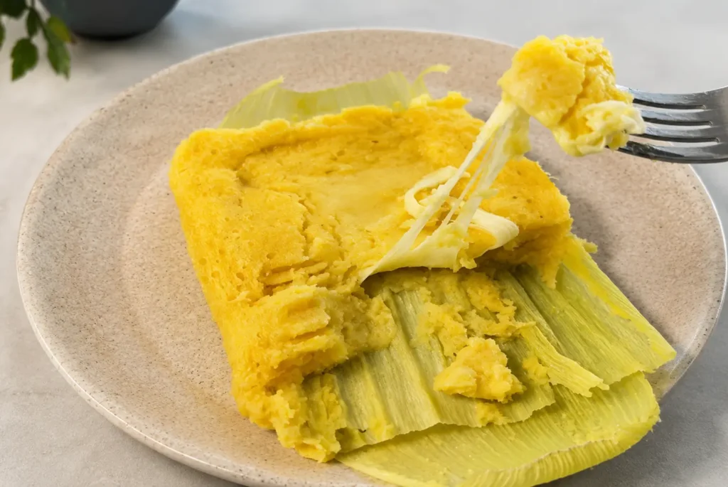Pamonha salgada de Micro-ondas