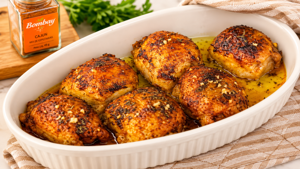 Frango ao Molho Cajun Honey Rub
