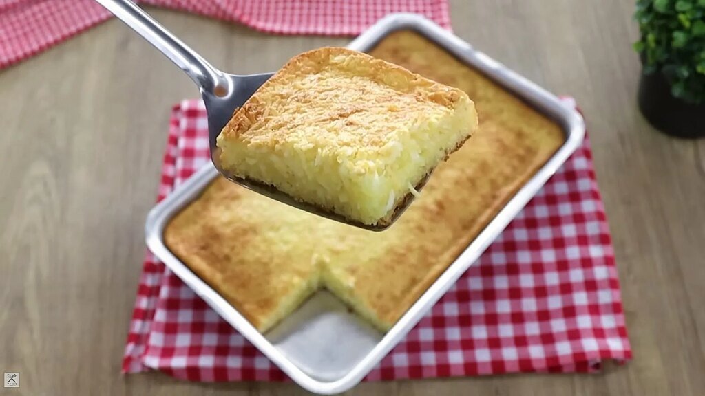 Bolo de Polvilho com Coco Fácil e Rápido