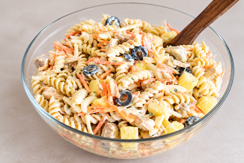 Salada Refrescante de Lombo com Abacaxi